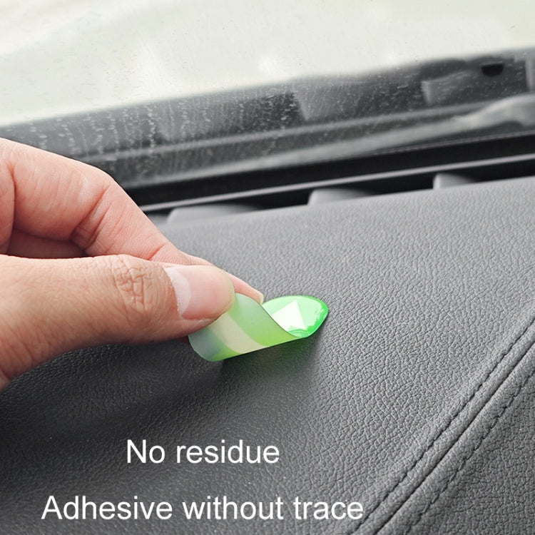 Punto di sicurezza Assistenza alla guida Posizionamento del segno Adesivo luminoso per interni auto, 2pairs