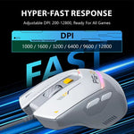 Mouse cablato per giochi per computer con emissione di luce RGB Inphic PG1, PG1
