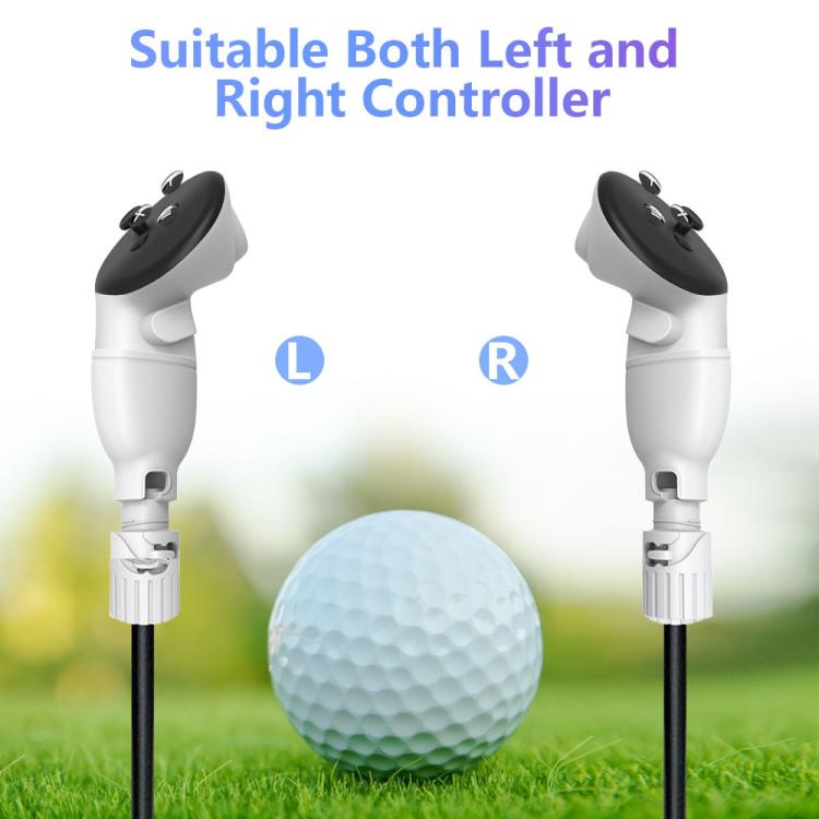 Per Meta Quest 3S / 3 Controller Golf Club con scala e lunghezza regolabile