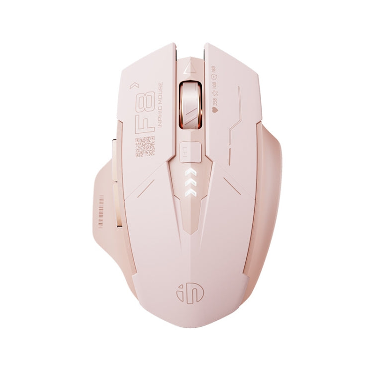 Mouse da gioco per computer con ricarica silenziosa wireless Inphic F8 2.4G, F8