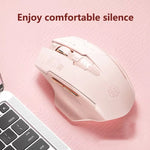 Mouse da gioco per computer con ricarica silenziosa wireless Inphic F8 2.4G, F8