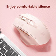 Mouse da gioco per computer con ricarica silenziosa wireless Inphic F8 2.4G, F8
