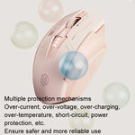 Mouse da gioco per computer con ricarica silenziosa wireless Inphic F8 2.4G, F8