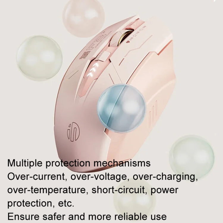 Mouse da gioco per computer con ricarica silenziosa wireless Inphic F8 2.4G, F8
