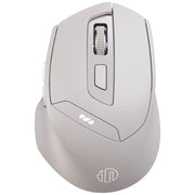 Mouse da gioco per computer da ufficio silenzioso con ricarica tri-mode Inphic DR6 2.4G Wireless + Bluetooth 5.0/4.0, DR6