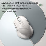 Mouse da gioco per computer da ufficio silenzioso con ricarica tri-mode Inphic DR6 2.4G Wireless + Bluetooth 5.0/4.0, DR6