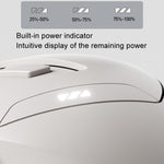 Mouse da gioco per computer da ufficio silenzioso con ricarica tri-mode Inphic DR6 2.4G Wireless + Bluetooth 5.0/4.0, DR6