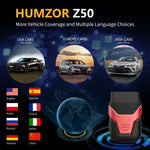 Strumento di diagnosi guasti auto HUMZOR OBD2 Bluetooth 5.2, Z50