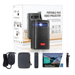 Proiettore portatile 4K HD TOUMEI C900 con batteria integrata