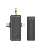 Microfono Lavalier Wireless 3 in 1 per Smartphone e PC