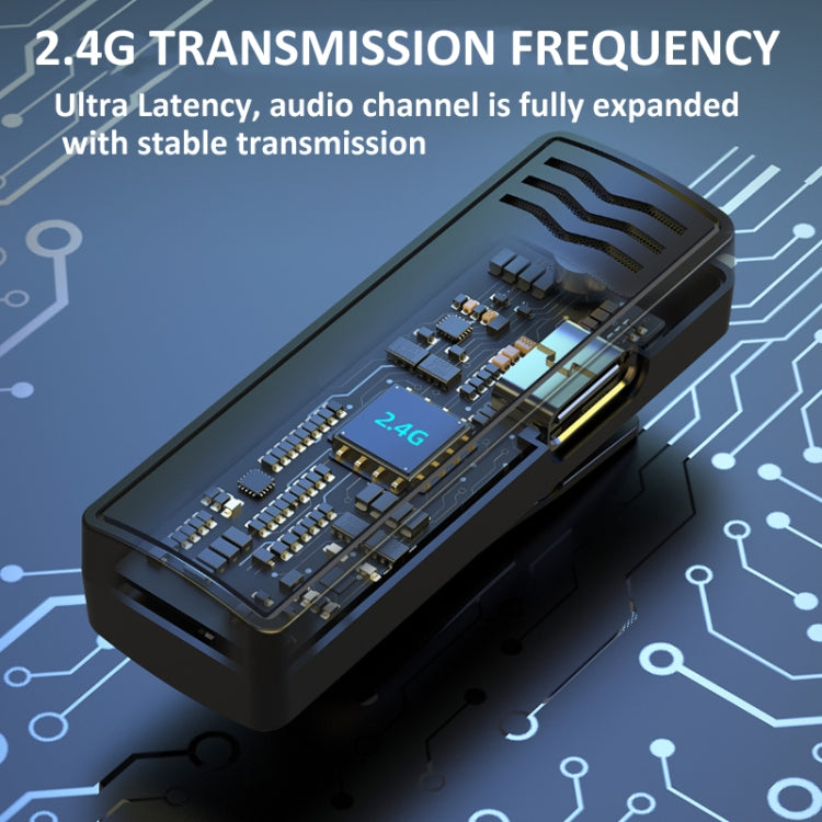 Microfono Lavalier Wireless 3 in 1 per Smartphone e PC