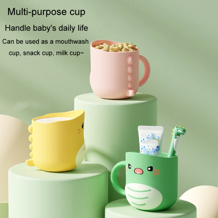 Tazza per l'acqua Tazza per spazzolare Bambini Casa Carino Cartone animato Anti-goccia Eco-Friendly Tazza di dinosauro