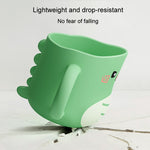 Tazza per l'acqua Tazza per spazzolare Bambini Casa Carino Cartone animato Anti-goccia Eco-Friendly Tazza di dinosauro
