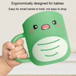 Tazza per l'acqua Tazza per spazzolare Bambini Casa Carino Cartone animato Anti-goccia Eco-Friendly Tazza di dinosauro