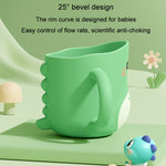 Tazza per l'acqua Tazza per spazzolare Bambini Casa Carino Cartone animato Anti-goccia Eco-Friendly Tazza di dinosauro