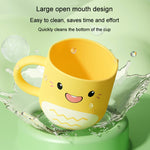 Tazza per l'acqua Tazza per spazzolare Bambini Casa Carino Cartone animato Anti-goccia Eco-Friendly Tazza di dinosauro