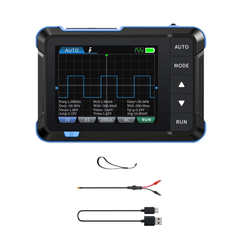 FNIRSI 2 in 1 Mini generatore di segnale oscilloscopio digitale portatile, Standard, Upgrade