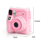 Per Fuji instax mini SE Photo Bag Crystal Case Tracolla Corda Adesivo Set