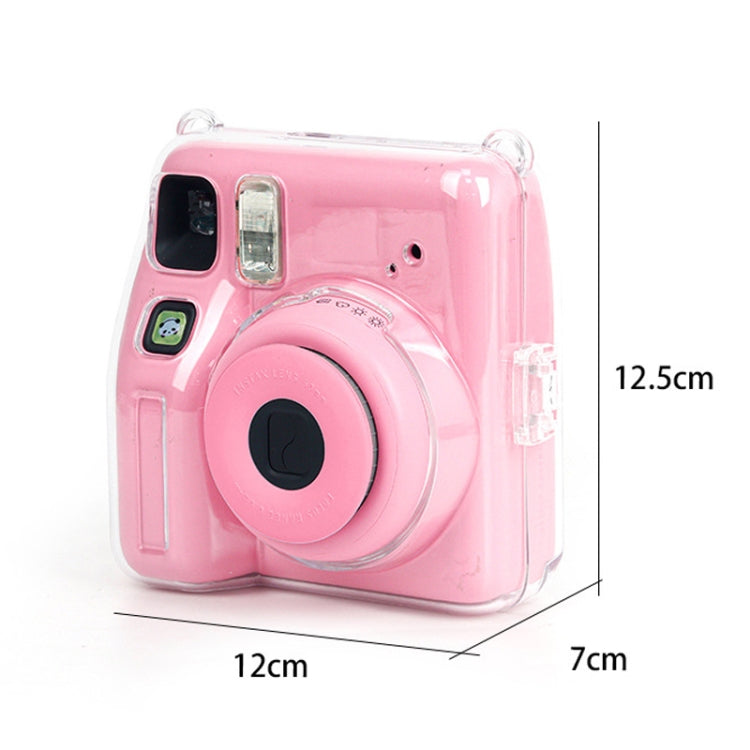 Per Fuji instax mini SE Photo Bag Crystal Case Tracolla Corda Adesivo Set