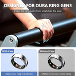 Per Samsung Galaxy Ring / Oura Ring Custodia in silicone tinta unita antigraffio, S, M