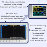 Generatore di segnali di forma d'onda arbitraria con funzione DDS a doppio canale programmabile JUNTEK, 15MHz, 30MHz, 40MHz, 50MHz, 60MHz