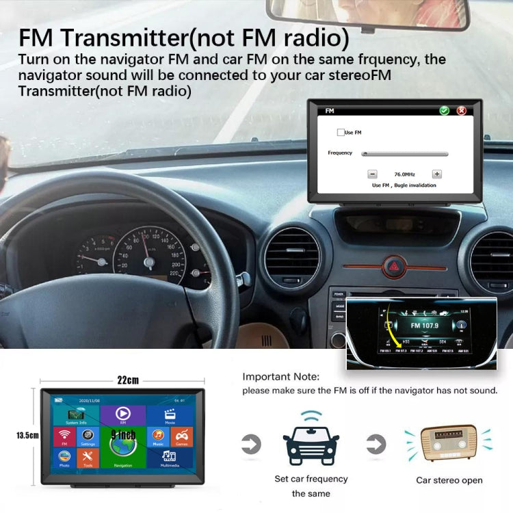 Navigatore GPS per auto da 9 pollici 8G/256M con grande schermo capacitivo Bluetooth Map, United States, Canada, Mexico Map, Europe Map, United Kingdom Map, Germany Map, Russia + Ukraine + Belarus Map, Australia Map, South America Map, Middle East Map ...