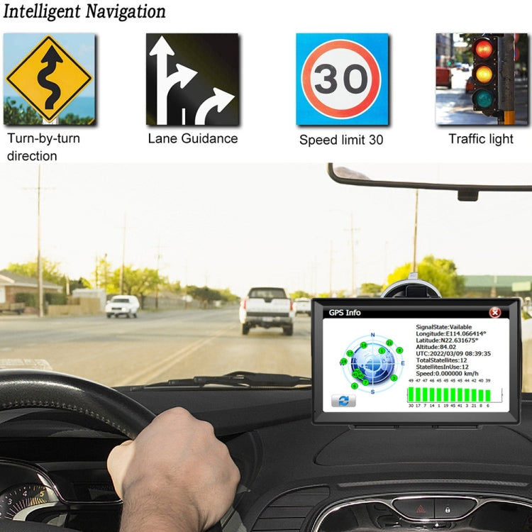 Navigatore GPS per auto da 9 pollici 8G/256M con grande schermo capacitivo Bluetooth Map, United States, Canada, Mexico Map, Europe Map, United Kingdom Map, Germany Map, Russia + Ukraine + Belarus Map, Australia Map, South America Map, Middle East Map ...