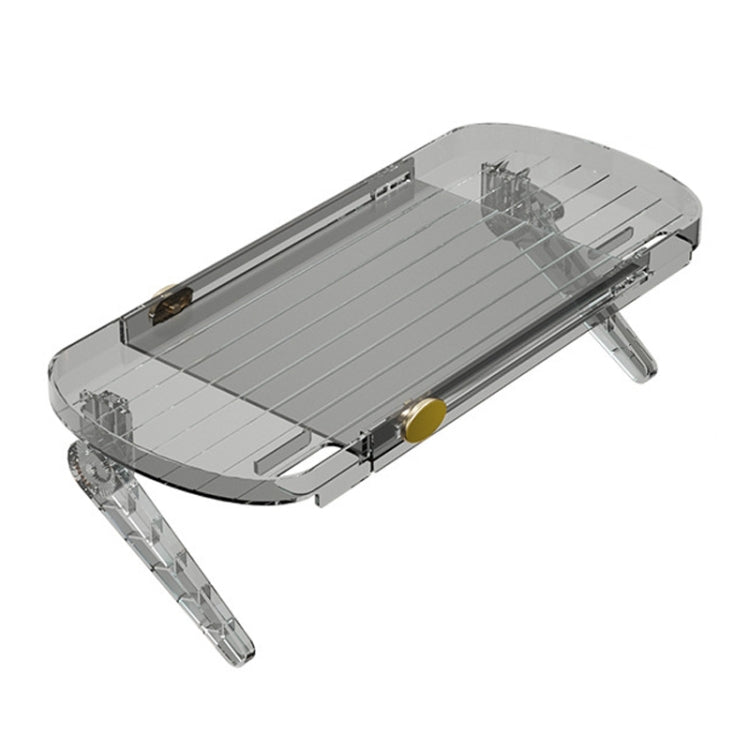 Nessun foro TV Set-top Box Ripiano portaoggetti regolabile Monitor Supporto per schermo del computer Gancio per router