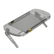 Nessun foro TV Set-top Box Ripiano portaoggetti regolabile Monitor Supporto per schermo del computer Gancio per router