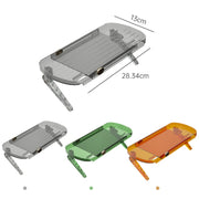 Nessun foro TV Set-top Box Ripiano portaoggetti regolabile Monitor Supporto per schermo del computer Gancio per router