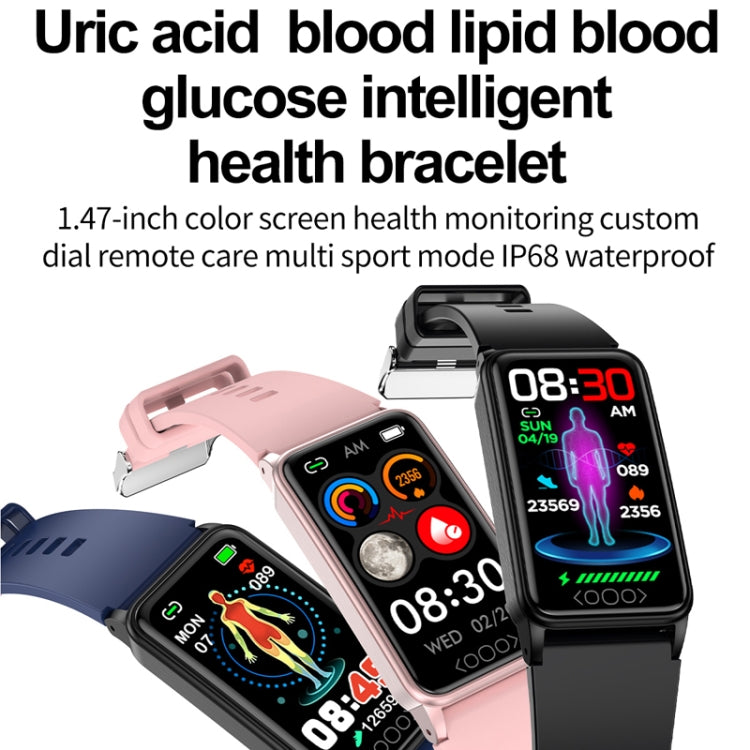 Acido urico, lipidi nel sangue, glicemia non invasiva, frequenza cardiaca, ossigeno, temperatura, monitoraggio, braccialetto sportivo intelligente e sano