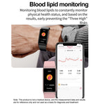 Acido urico, lipidi nel sangue, glicemia non invasiva, frequenza cardiaca, ossigeno, temperatura, monitoraggio, braccialetto sportivo intelligente e sano