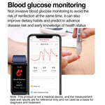 Acido urico, lipidi nel sangue, glicemia non invasiva, frequenza cardiaca, ossigeno, temperatura, monitoraggio, braccialetto sportivo intelligente e sano