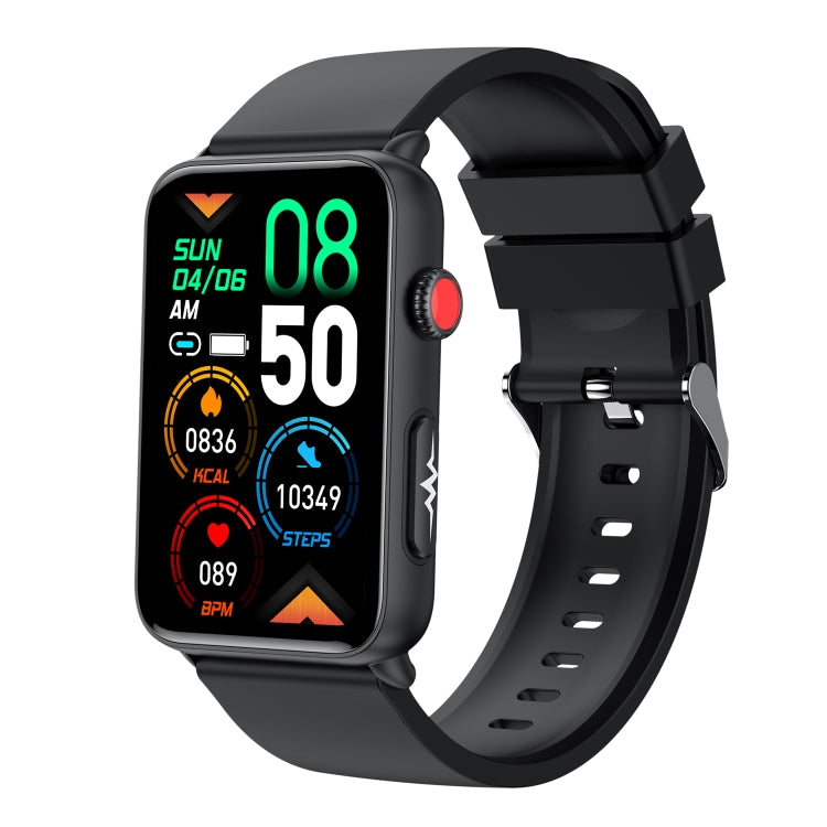 Orologio intelligente Anello ECG Temperatura Frequenza cardiaca Pressione sanguigna Salute Orologio parlante Bluetooth, Black Silicone, Red Silicone, Blue Silicone, Black Leather, Brown Leather
