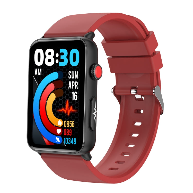 Orologio intelligente Anello ECG Temperatura Frequenza cardiaca Pressione sanguigna Salute Orologio parlante Bluetooth, Black Silicone, Red Silicone, Blue Silicone, Black Leather, Brown Leather