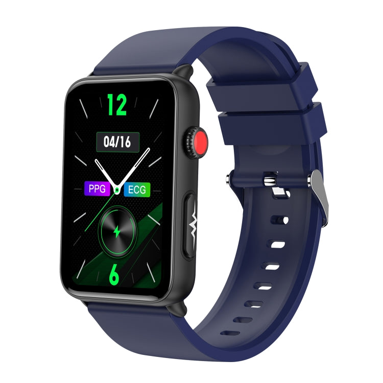 Orologio intelligente Anello ECG Temperatura Frequenza cardiaca Pressione sanguigna Salute Orologio parlante Bluetooth, Black Silicone, Red Silicone, Blue Silicone, Black Leather, Brown Leather