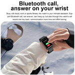 Orologio intelligente Anello ECG Temperatura Frequenza cardiaca Pressione sanguigna Salute Orologio parlante Bluetooth, Black Silicone, Red Silicone, Blue Silicone, Black Leather, Brown Leather