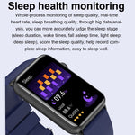 Orologio intelligente Anello ECG Temperatura Frequenza cardiaca Pressione sanguigna Salute Orologio parlante Bluetooth, Black Silicone, Red Silicone, Blue Silicone, Black Leather, Brown Leather