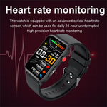 Orologio intelligente Anello ECG Temperatura Frequenza cardiaca Pressione sanguigna Salute Orologio parlante Bluetooth, Black Silicone, Red Silicone, Blue Silicone, Black Leather, Brown Leather