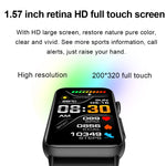 Orologio intelligente Anello ECG Temperatura Frequenza cardiaca Pressione sanguigna Salute Orologio parlante Bluetooth, Black Silicone, Red Silicone, Blue Silicone, Black Leather, Brown Leather