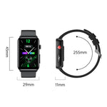 Orologio intelligente Anello ECG Temperatura Frequenza cardiaca Pressione sanguigna Salute Orologio parlante Bluetooth, Black Silicone, Red Silicone, Blue Silicone, Black Leather, Brown Leather