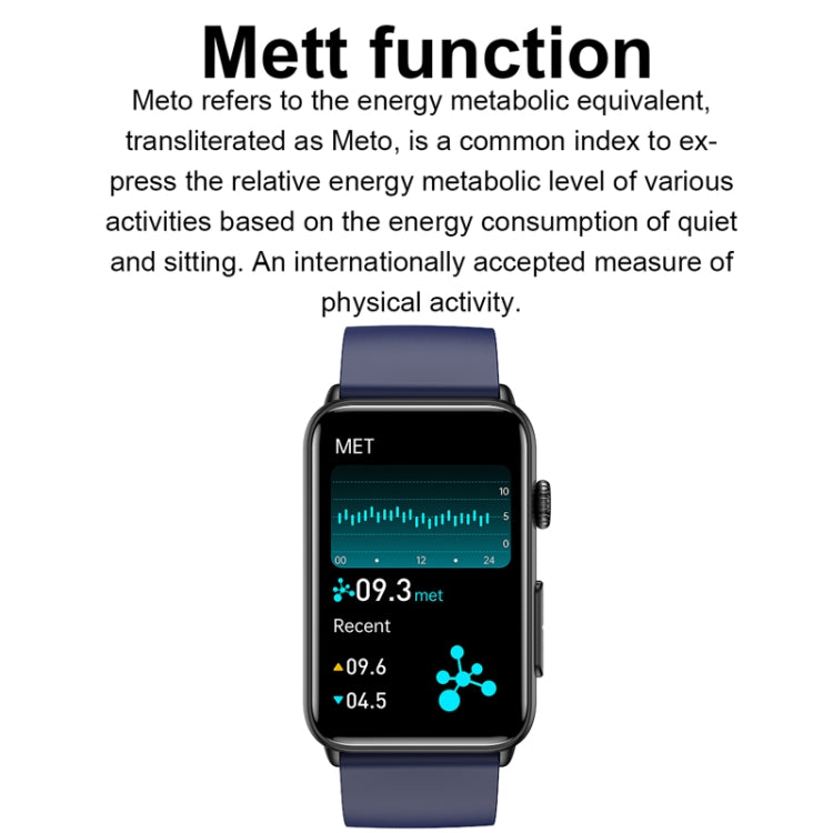 Orologio intelligente Anello ECG Temperatura Frequenza cardiaca Pressione sanguigna Salute Orologio parlante Bluetooth, Black Silicone, Red Silicone, Blue Silicone, Black Leather, Brown Leather
