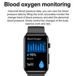 Orologio intelligente Anello ECG Temperatura Frequenza cardiaca Pressione sanguigna Salute Orologio parlante Bluetooth, Black Silicone, Red Silicone, Blue Silicone, Black Leather, Brown Leather