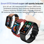 Orologio intelligente Anello ECG Temperatura Frequenza cardiaca Pressione sanguigna Salute Orologio parlante Bluetooth, Black Silicone, Red Silicone, Blue Silicone, Black Leather, Brown Leather