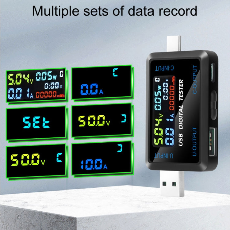 Misuratore digitale tensione e corrente portatile 4,5-36V 5A