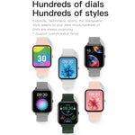 1,83 pollici Touch Screen AI Voice Monitoraggio della frequenza cardiaca / ossigeno nel sangue / pressione sanguigna / sonno Smartwatch Bluetooth