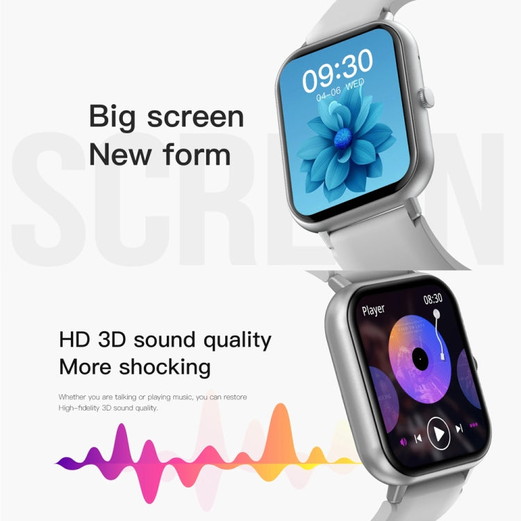 1,83 pollici Touch Screen AI Voice Monitoraggio della frequenza cardiaca / ossigeno nel sangue / pressione sanguigna / sonno Smartwatch Bluetooth