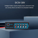 Scheda display LED universale per tensione e corrente DC 5-30V