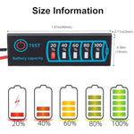Scheda display LED universale per tensione e corrente DC 5-30V