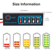 Scheda di visualizzazione universale a LED per tensione ed elettricità con batteria al piombo e al litio, Universal LED